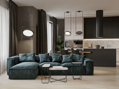 新世界花园98平米北欧风格三室两厅装修案例