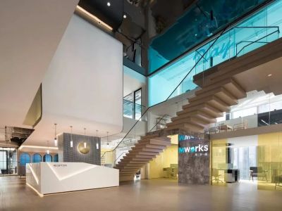 1200平米现代联合办公空间装修案例