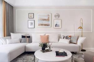 [成都筑巢装饰]120㎡样板房，简欧风格，简洁又轻奢