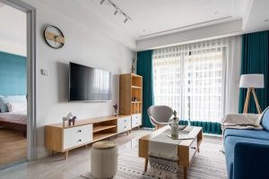 [成都瑞丽装饰]89㎡小三室，极简休闲装修，简单舒适