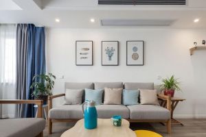 [成都瑞丽装饰]80㎡旧房翻新，亮黄色点缀，温馨吸睛