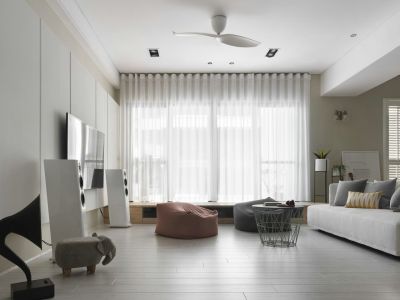 锦绣樾江府北欧风格112平米三室两厅装修案例