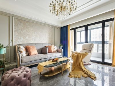 万科魅力之城135平三居室现代简约风格装修案例