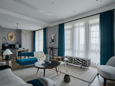 叠彩园128平三居室现代简约风格装修案例