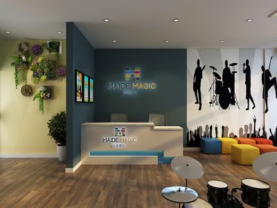 培训中心现代风格165平米装修案例