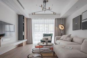 [成都筑巢装饰]120㎡走心装修，冷暖色调交互融合