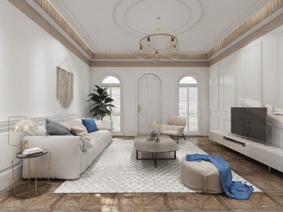 观江国际三居127平北欧风格装修案例