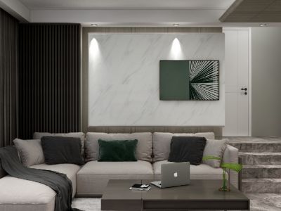 鼎新小区三居126平现代风格装修案例