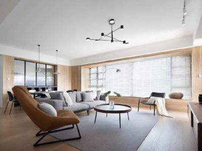 香山美树125平三居室现代简约风格装修案例