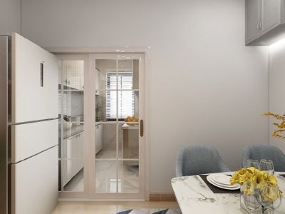 烽云慧城60平米现代简约一居室装修案例