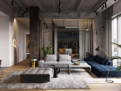 温江欧郡110平三居室北欧极简风格装修案例