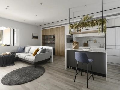 梦魔方80平二居室北欧极简风格装修案例