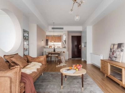 金科地产98平二居室北欧极简风格装修案例