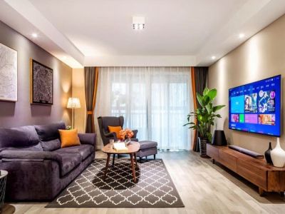 中央华府现代风格100平米装修案例