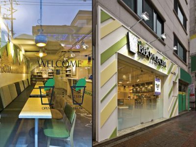 饮品店500平米装修案例