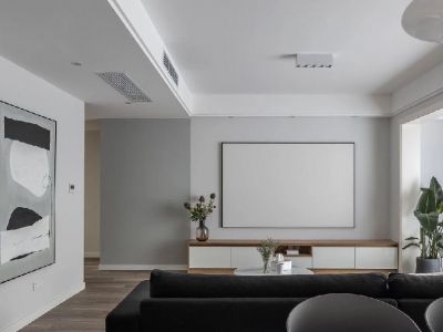 金融街融景城109平米现代简约三居室装修案例