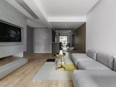 东华国樾府现代风格109平米装修案例