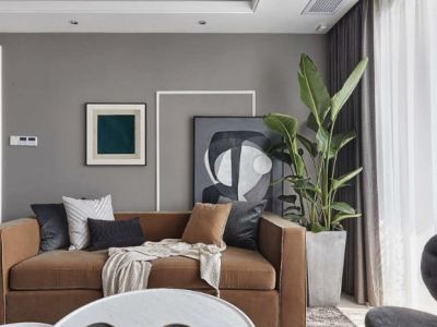 上东世家129平三居室现代简约风格装修案例