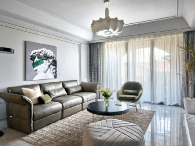 瑞升橡树林华府155平四居室现代简约风格装修案例