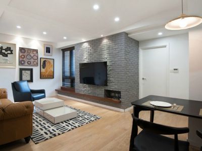 中金·时代启城88平米现代简约二居室装修案例