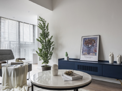 南城香山120平三居室现代简约风格装修案例