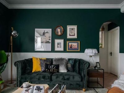 华润昆仑御120平米现代混搭风三居室装修案例