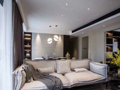 龙瑞苑145平四居室现代简约风格装修案例