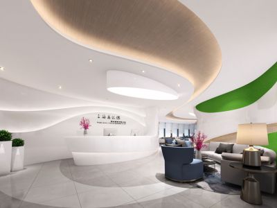 办公室1800平方现代风格装修案例