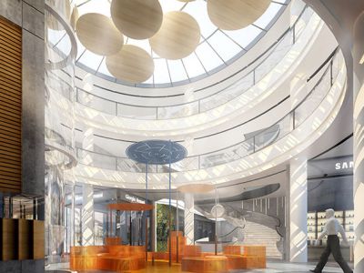 商业广场3万平方现代风格装修案例