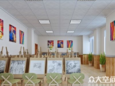 天地幼儿园3280平方米绚丽风格装修案例
