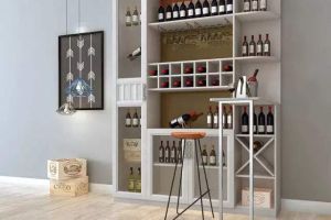 [绵阳亨特装饰]酒柜吧台高度一般多少 家庭酒柜吧台尺寸标准