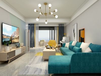 润森金座北欧风格124平米装修案例