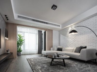 长虹南山一号120㎡现代简约风三室两厅装修案例