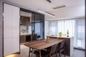 [成都家福装饰]餐桌+岛台一起设计，才是餐厅设计的正确姿势