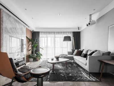 康太源尚誉现代风格126平米三居室装修案例