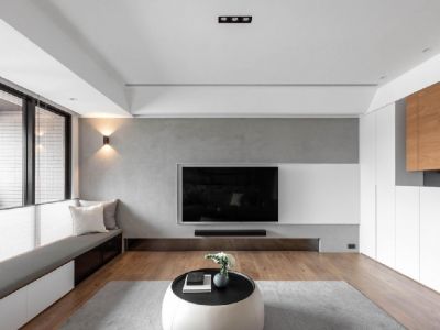 华润万象城89㎡现代简约风二居室装修案例