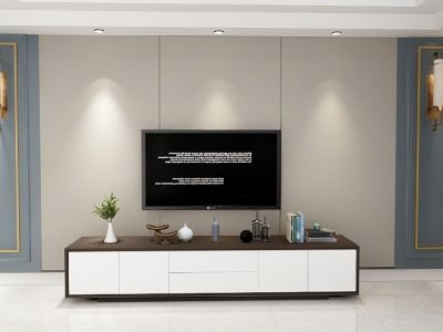 丽景天成107平米现代简约风三居室装修案例