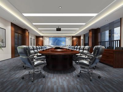 办公室现代风格1100平米装修案例