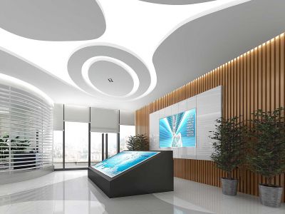 办公室现代风格2100平米装修案例