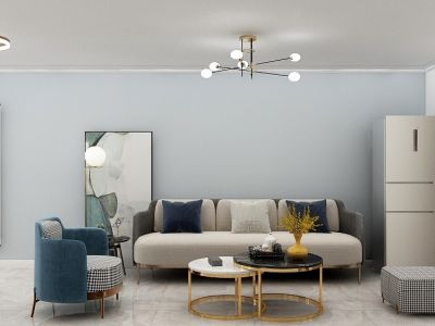 泰琇小区76平米现代简约二居装修案例