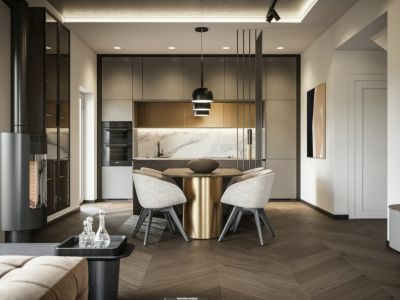 恒大观澜府95平米三室两厅现代风格装修案例