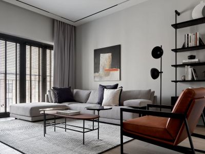 西水晶舍119平米简约风3室2厅装修案例