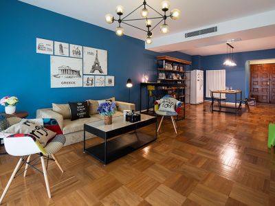 丽都世家北欧风格115平米三居室装修案例