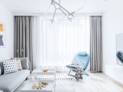 双星园100平米北欧极简风三居室装修案例