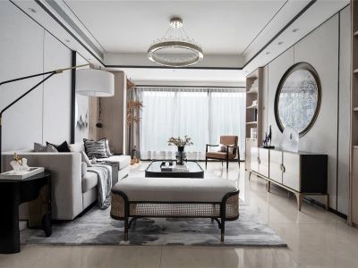 佳兆业和光雅院新中式风格143平米装修案例