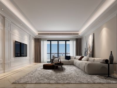 东方优山美地300㎡别墅欧式豪华装修案例