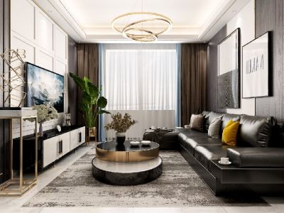 建西苑北里现代风格116平米三居室装修案例