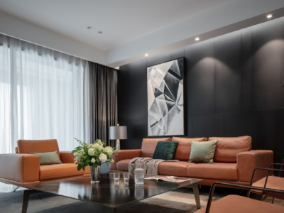 融侨阳光城方圆现代风格220平米四居室装修效果图案例