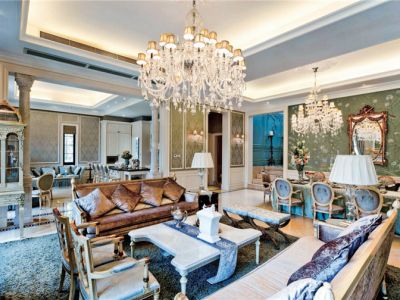 中国青城300平米别墅法式奢华风格装修案例