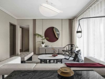 栖霞栖园现代风格125平米装修案例